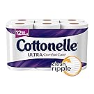 Cottonelle Ultra ComfortCare Big Roll Toilet Paper, Bath Tissue, 12 Toilet Paper Rolls