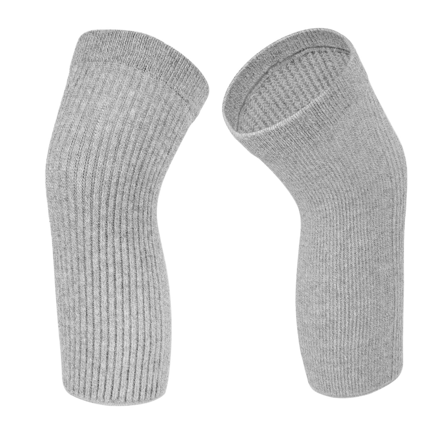 SENIOR ICARE Elastic Cotton Knee Warmers, Knee Sleeves for Men and Women - Circulation Support and Joint Pain Relief, Arthritis Aid, One Pair, Made in Japan