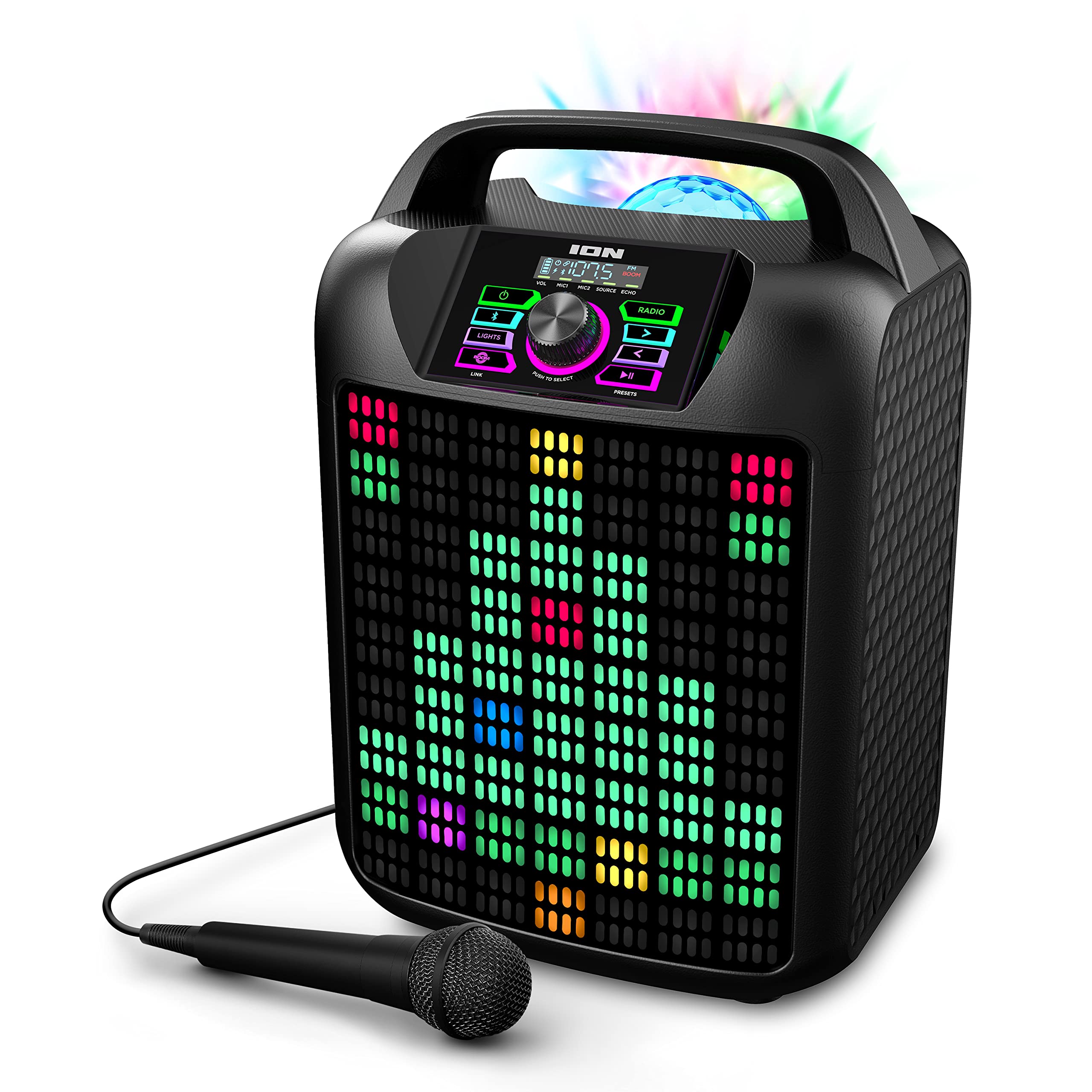 Party Rocker Big 2 Pack ION Party Rocker Max Mk2 Portable Bluetooth Karaoke Party ...
