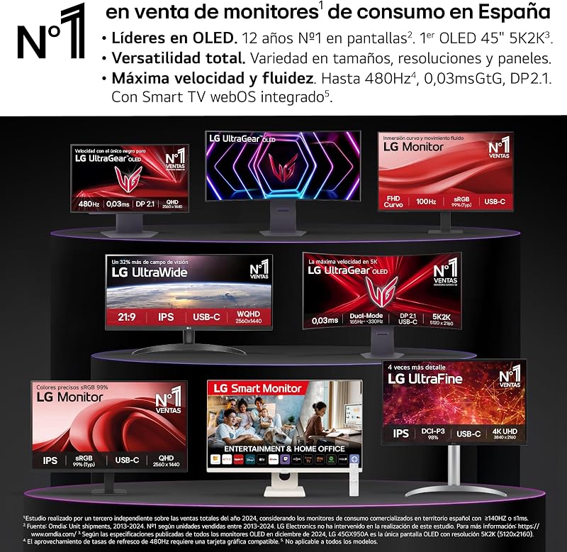 34U601SA-W - Smart Monitor 34" VA Panel (3440 x 1440), 100 Hz, 5 ms (GtG), webOS 24, Touch Screen, 4K, Inclui Canais e Portal Gaming, Inclinação Ajustável, Branco