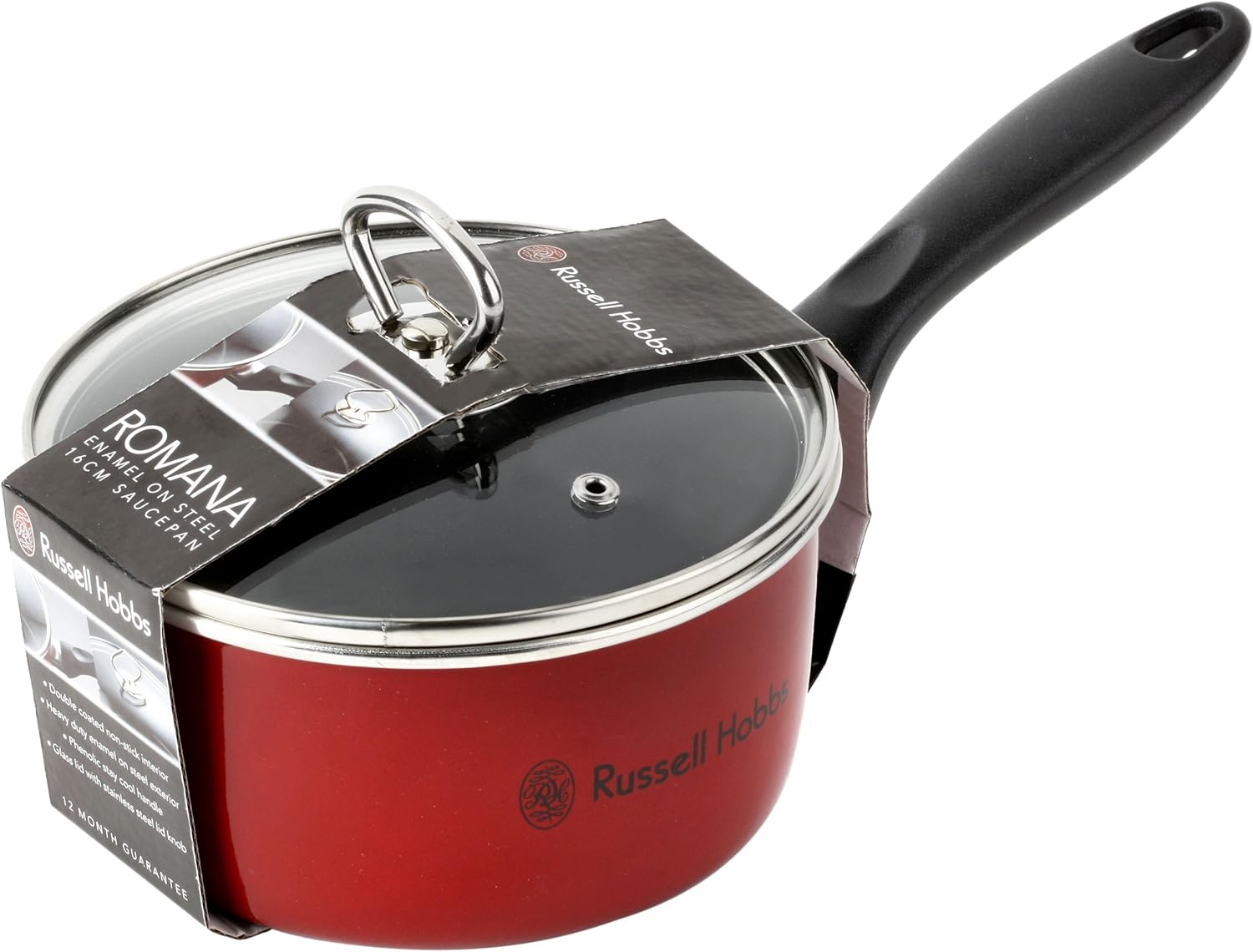 Russell Hobbs 16 cm Saucepan, Red Amazon.co.uk Kitchen & Home
