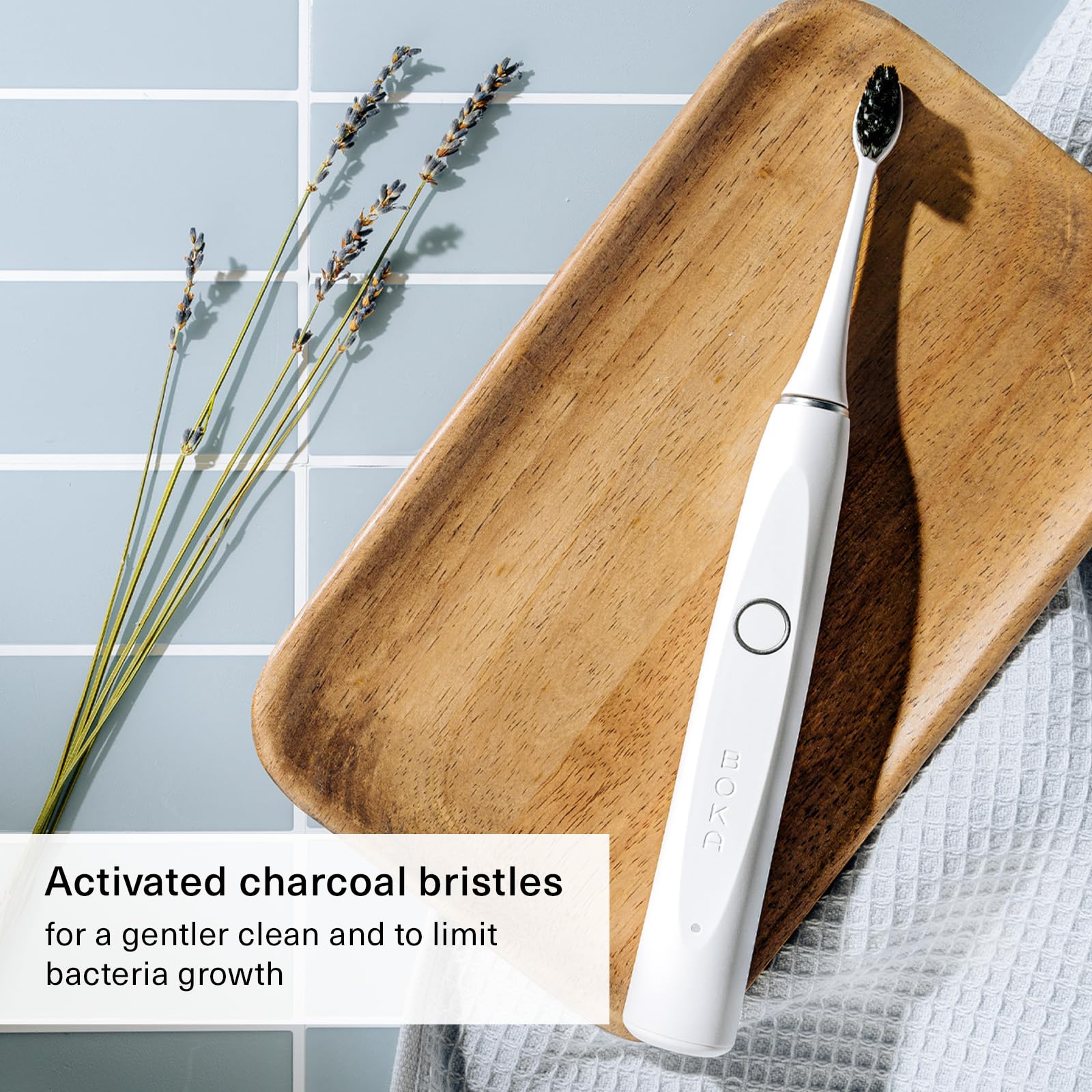 Boka Electric Toothbrush with 2 Heads - Rechargeable Sonic Powered Tooth Brush - Bristles for Deep Cleaning - Dentist Recommended Oral Care - Charging Base with Micro USB (Adults Electric Toothbrush)