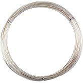 8 Gauge, Half-Round, Dead Soft, 925 Sterling Silver Wire - 1 FT - for Jewelry Art from WIZART