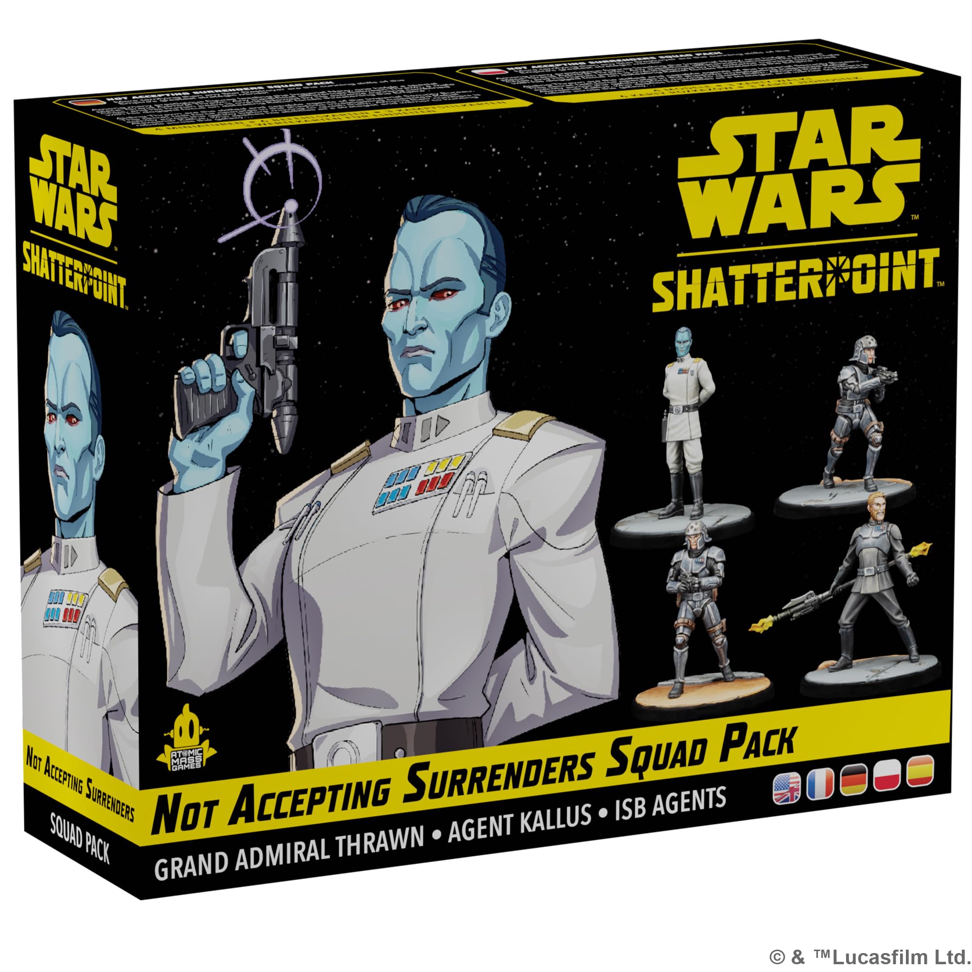 Asmodee | Star Wars Shatterpoint: Not Accepting Surrenders Squad Pack - Grand Admiral Thrawn | Miniatures Game | Ages 14+ | 2 Players | 90 Minutes Playing Time