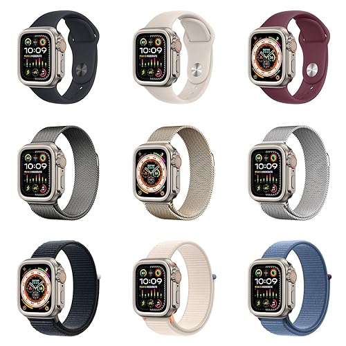 amBand in Metal Case Compatible with Apple Watch Series 6/5/4