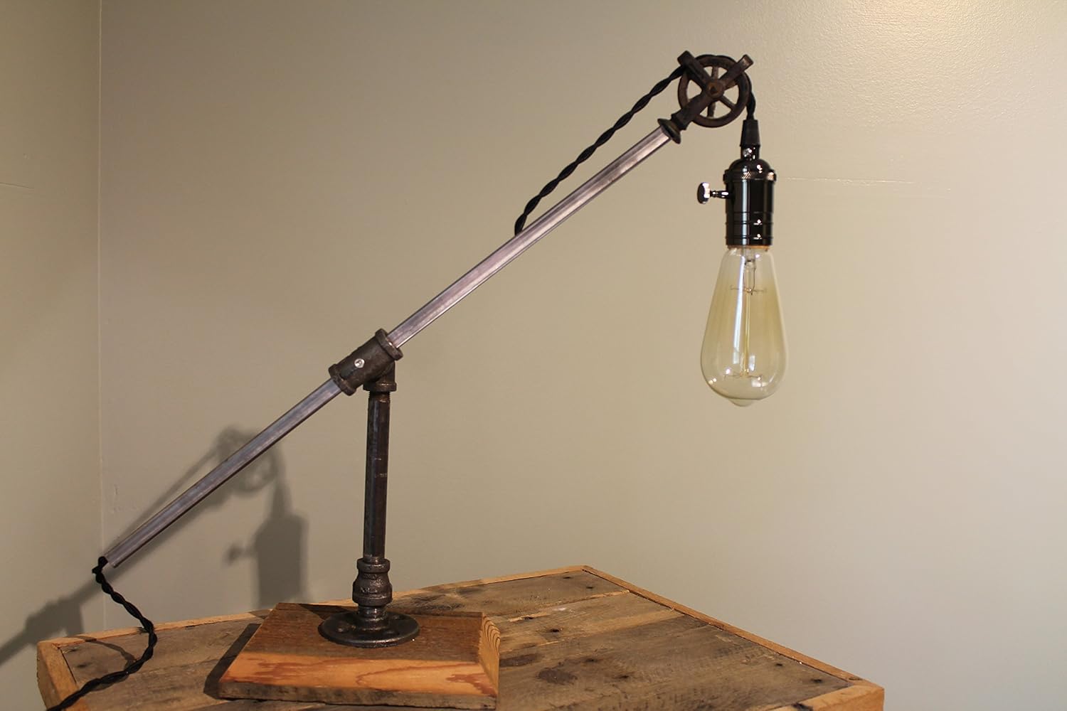 pipe desk lamp