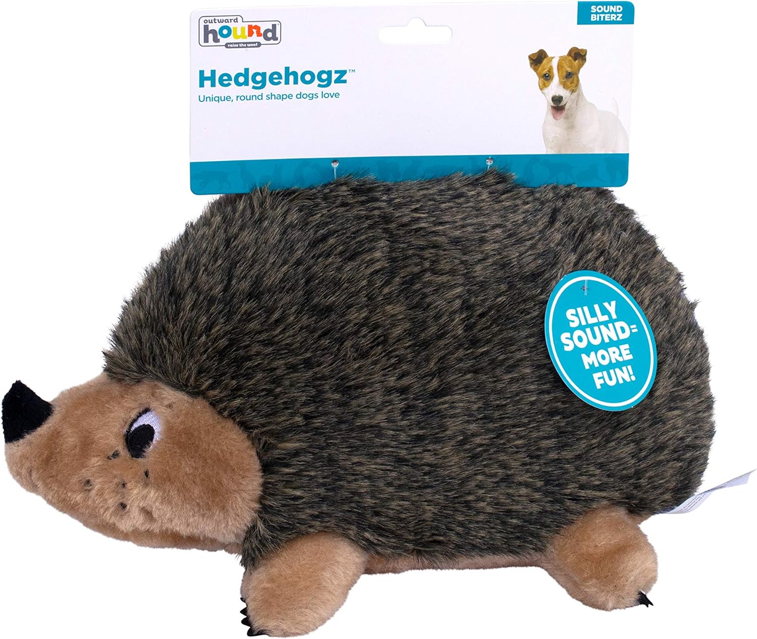 Pet Supplies : Pet Squeak Toys : Outward Hound Kyjen Hedgehogz Squeak Toy for Dogs : 