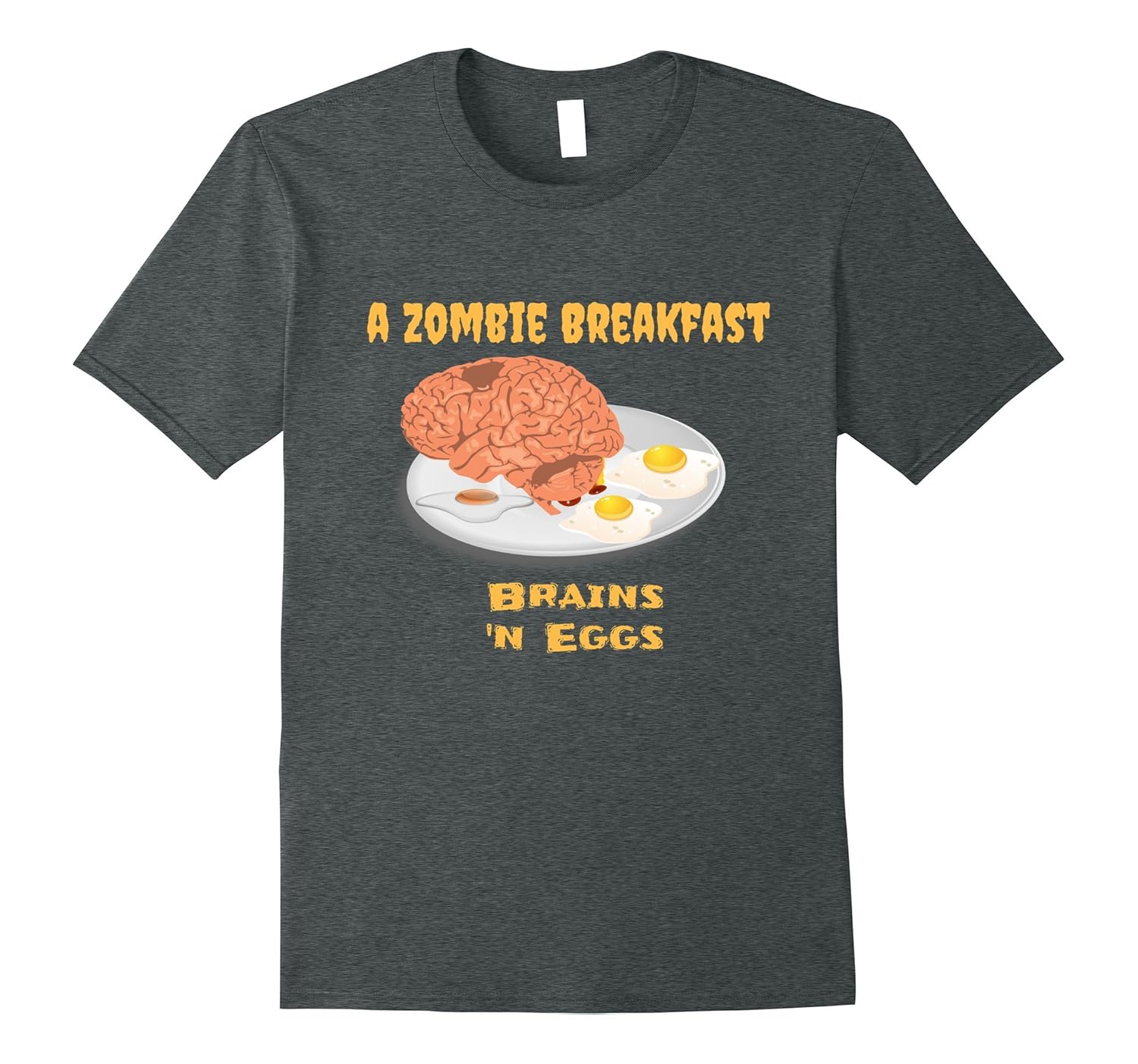 What do Zombies Eat for Breakfast? Funny Zombie T ShirtCL Colamaga