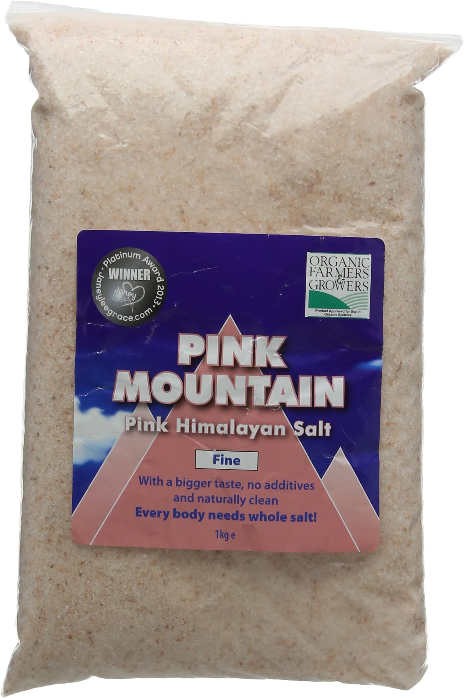 The Salt Seller Organic Pink Himalayan Fine Salt, 1kg