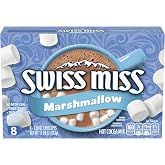 Swiss Miss Chocolate Hot Cocoa Mix With Marshmallows, 1.38 oz., 8-ct | Individually portioned packets; made with real cocoa &amp; milk; perfect for cozy nights &amp; snow days; enjoy morning or night