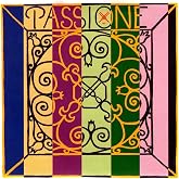 Pirastro Passione 4/4 Violin String Set - Medium Gauge with Loop End E
