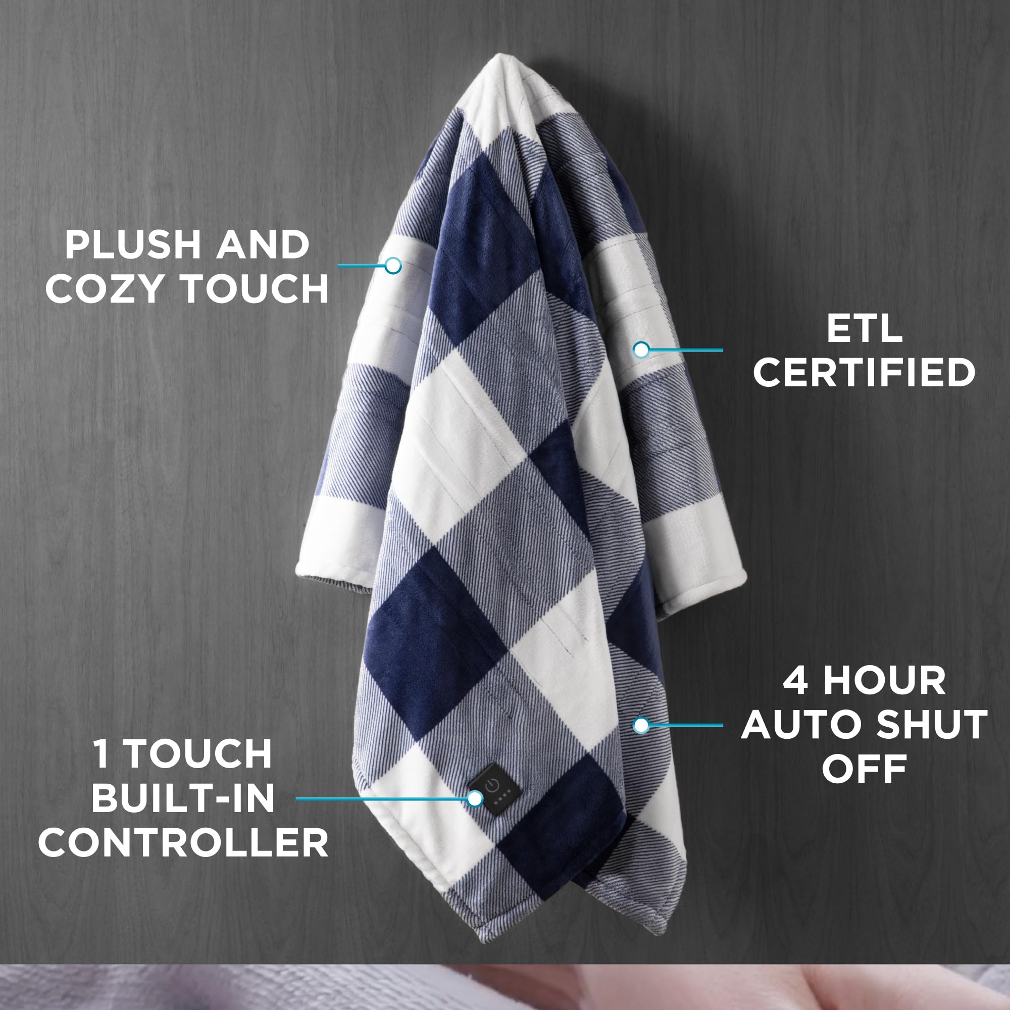 Brookstone Heated Throw