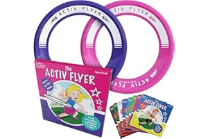 ACTIV LIFE Kids Flying Rings - Best Summer Beach Ideas for Girls Toys Age 4-5 6-7 8-12 Year Old Kids Gifts Fun Spring Beach Pool Family Yard Games Top Tween Girls Birthday Gift Ideas Ages 9 10 11 Yr Presents