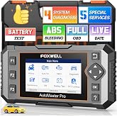 2026 FOXWELL NT614 Elite OBD2 Scanner, 4 Systems, 5 Resets Code Reader | Upgrade of NT604, ABS Bleeding/EPB/Oil/SAS/Throttle Reset, Read/Clear Engine/ABS/SRS/Transmission Fault Codes Car Scanner