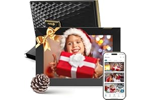 NIXPLAY Digital Picture Frame [Upgraded] | 10.1" HD Touch Screen Display | Perfect Photo Frame for Sharing Memories | Ideal Gift for Grandparents | Super Easy Setup & Upload | Secure | WiFi Enabled