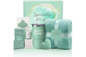 IZZUBIZ Christmas Spa Gifts for Women – Luxury Relaxation & Self-Care Gift Set – Perfect for Birthdays, Mother's Day, Valentine's Day, Get Well – Ideal for Mom, Wife, Sister, Best Friend, Boss, Her, Grandma