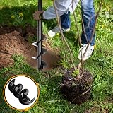 Eidoct Fence Post Auger 10x60cm Manual Post Hole Digger with Non-Slip Handle view 7