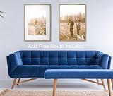 YiPinYin A1 A2 Wooden Boxed Picture Frames Set of 3 with Acid Free Mounts view 3