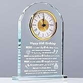 Movdyka 80th Birthday Gifts for Women Men - Crystal Clock Gifts Personalized 1946 80 Year Old Birthday Present for Her Him - Happy 80th Birthday Gifts Ideas for Mom Dad Unique