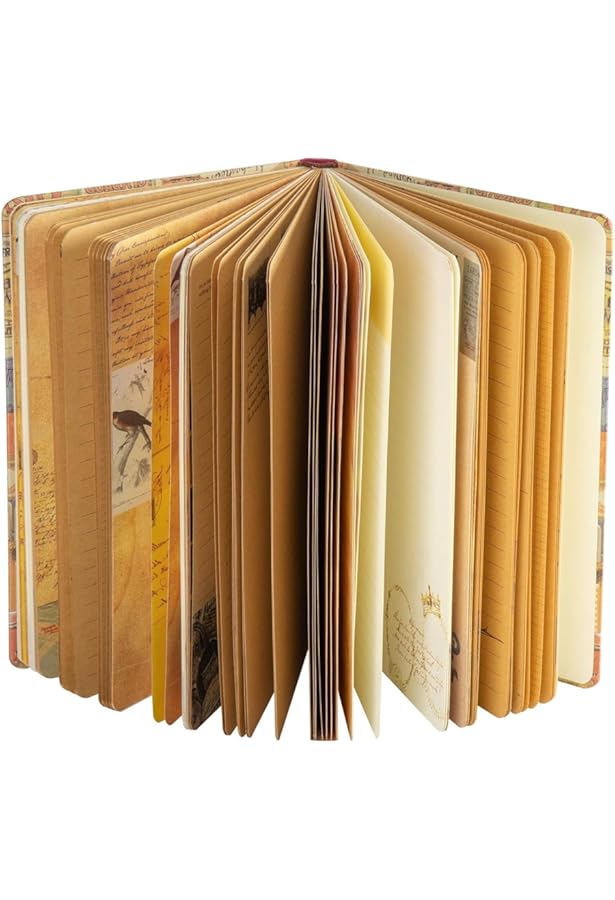 96 Sheets/192 Pages Vintage Lined Journal,Comes With Envelope Pocket - View #8