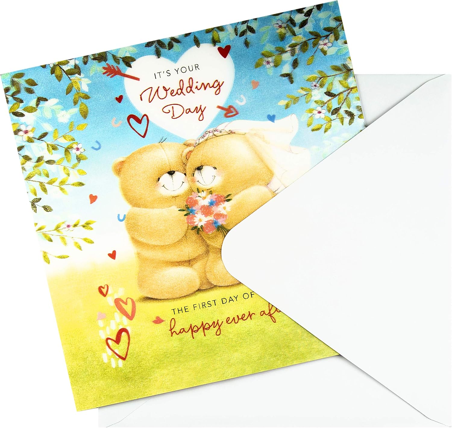 Hallmark Wedding Congratulations Card - Large 3D Effect Lenticular Design, Forever Friends Lenticular Design - Image 3