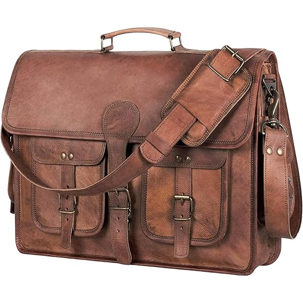 Sac Bandoulière Homme Marron Clair - Cuir PU étanche, Grande Capacité (29x19x6 Cm), Neuf Avec étiquettes