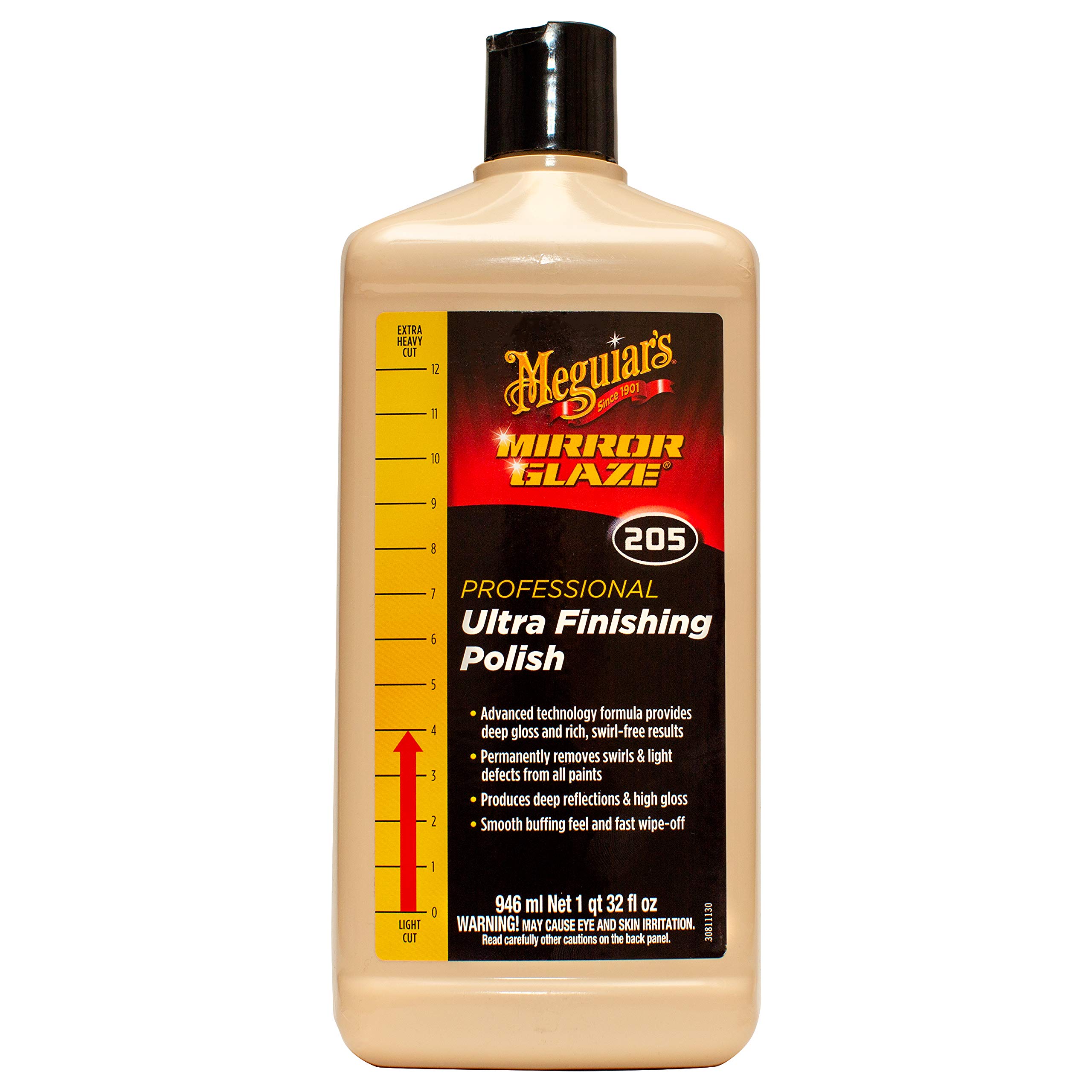 Meguiar's M20532 Mirror Glaze Ultra Finishing Polish, 32 Fluid Ounces, 1 Pack
