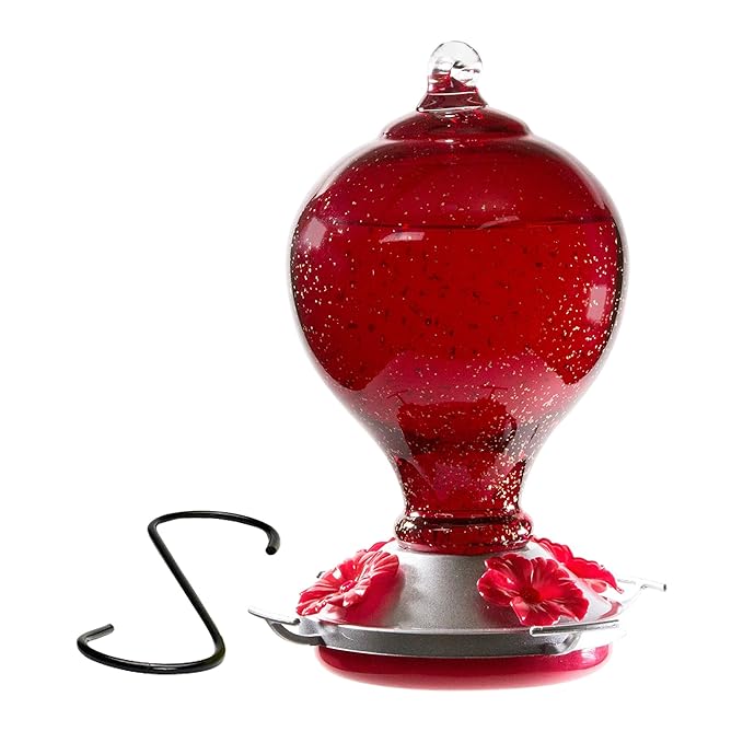 Hummingbird Feeder HandBlown Glass Hummingbird Feeders STYLISH