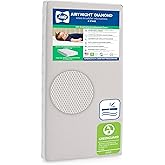 Sealy Baby Airy Night Diamond Breathable Crib Mattress, Made in USA, GREENGUARD GOLD Certified, Supportive & Sustainable Mesh Surface, 2 Stage, Toddler Bed Fit, Safety & Quality Tested, 52x28"