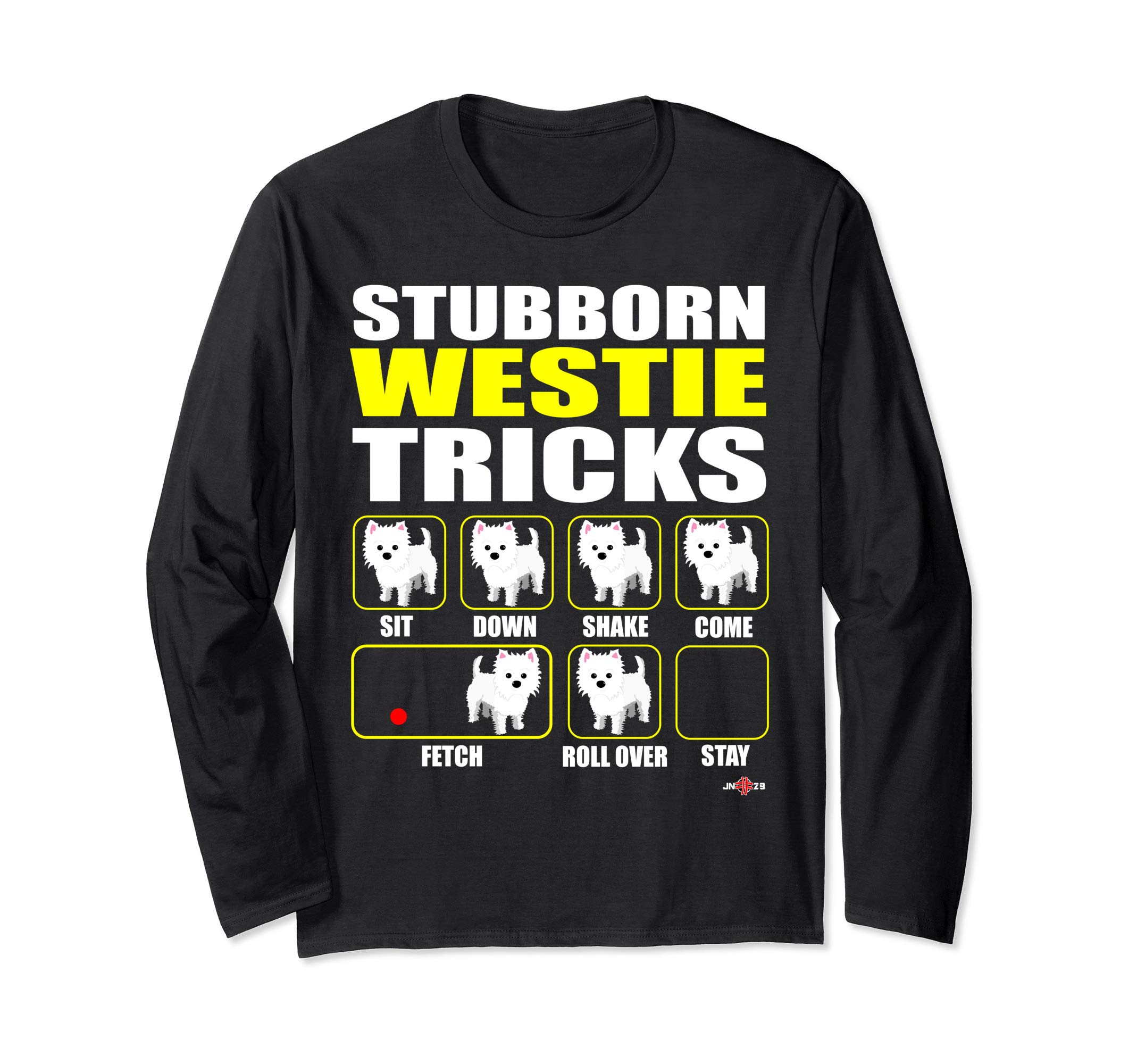 Priceless Stubborn Westie Tricks Long Sleeve T-Shirt