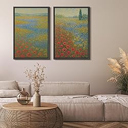 MUDECOR Framed Canvas Print Wall Art Set Colorful