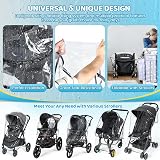 Orzbow Universal Rain Cover for Pushchair with Window EVA 0.2mm Thick view 5