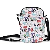 MNIGIU Funny Anime Character Crossbody Bag Anime Manga Inspirational Gift Reading Gifts Anime Lover Shoulder Bag