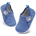 FEETCITY Baby Boys Girls First Walking Shoes Infant Sneakers Crib Shoes Breathable Lightweight Slip On Shoes