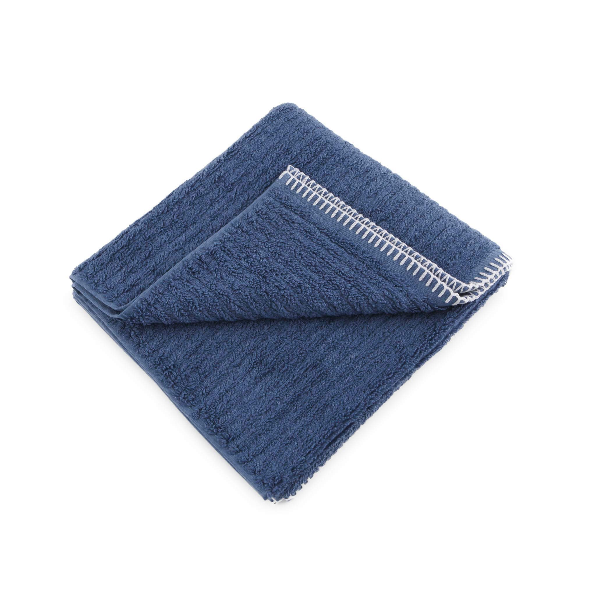 Heckett Lane Bath Guest Towel, Jeans Blue, 30 x 50 cm, 6