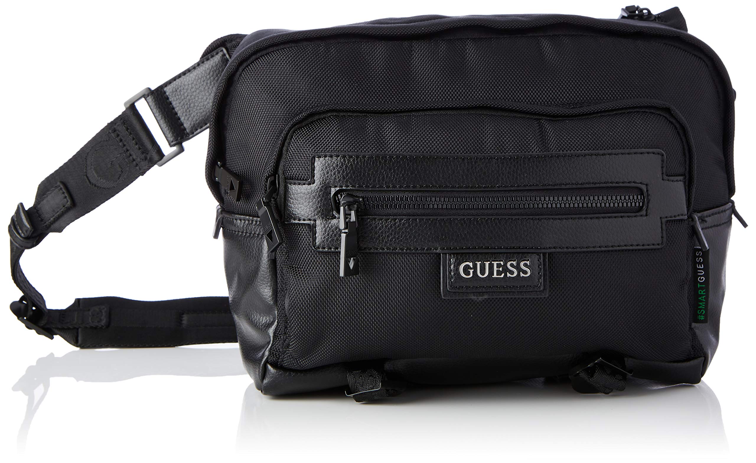 Guess Massa Camera Bag, Bags Briefcase Man, Black, One Size