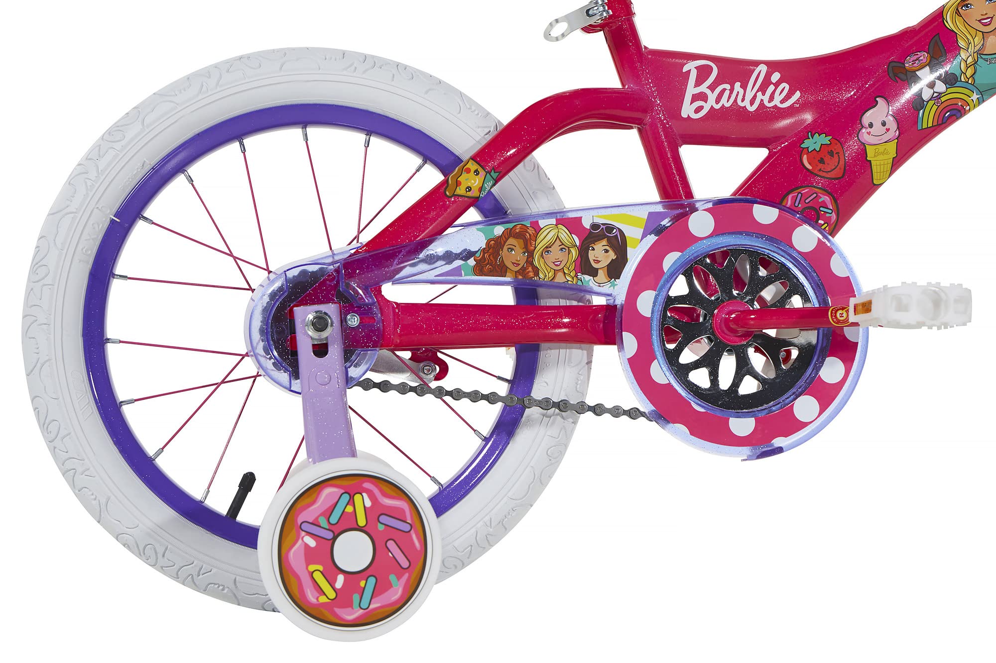 Dynacraft Barbie Girls BMX Bike, 12-18 Inch, for Age 3-9 Years | Fun and Stylish Design | Sturdy and Durable | Easy to Assemble | Perfect for Kids Learning to Ride | Ideal for Young Riders