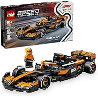 LEGO Speed Champions McLaren F1 Team MCL38 Race Car Toy - Building Set for Kids, Boys & Girls, Ages 10+ - Toy Car for F1 Fans