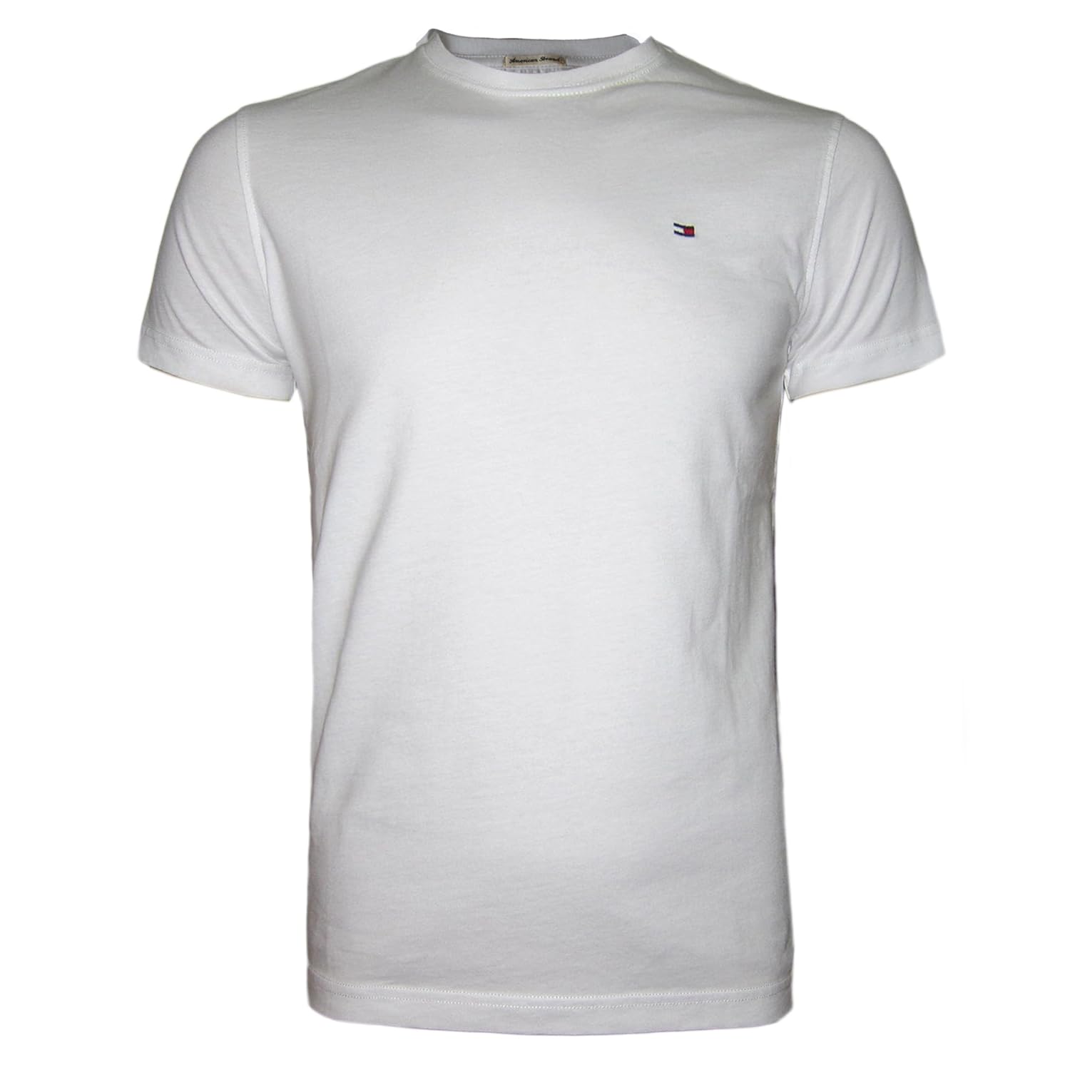 Tommy Hilfiger Herren TShirt Denim, Schwarz, Marineblau, Weiß, Gr. S