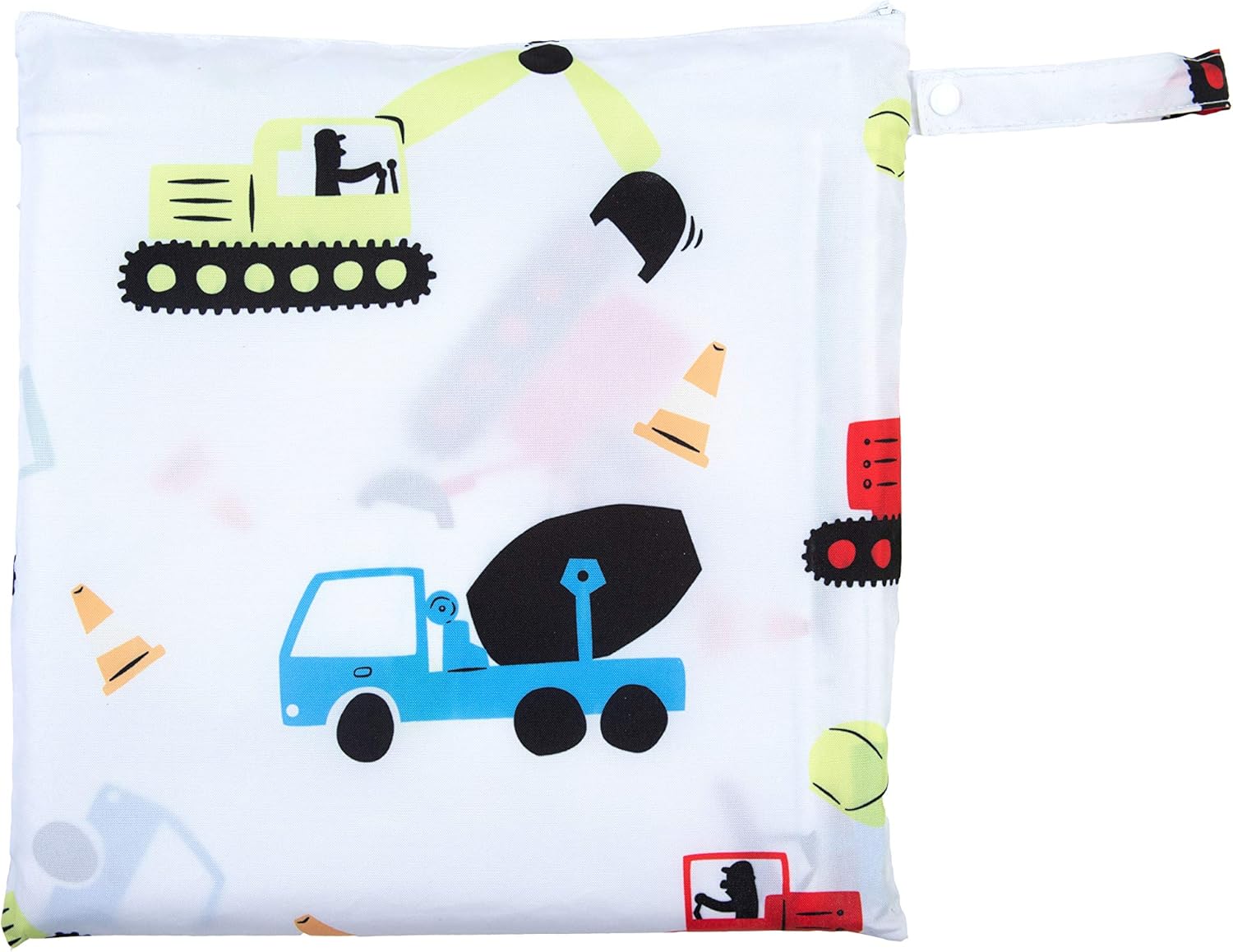 Tiddlers & Nippers Large 130cm x 130cm Reusable Splash Splat Mat, Diggers & Lorries, 130x130 cm (Pack of 1) - Image 5