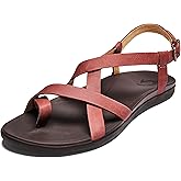 OLUKAI Upena Women's Strappy Beach Sandal, Lightweight & Durable Design, Water Resistant Slides for All-Day Comfort & Style
