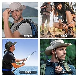Sun Hat for Men Women UPF 50+ Fishing Hat Wide Brim