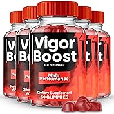 Vigor Boost Gummies, Official VigorBoost Supplement Gummy for Men - Maximum Strength Performance, All Natural Support for Overall Health & Wellness, Advanced Vigor Boost Health Reviews (5 Pack)