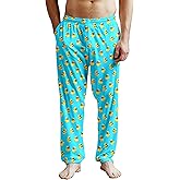 ZePinger Men's Pajama Pants Funny Pajama Pants For Men Soft Sleepwear Bottom Sleep Pants