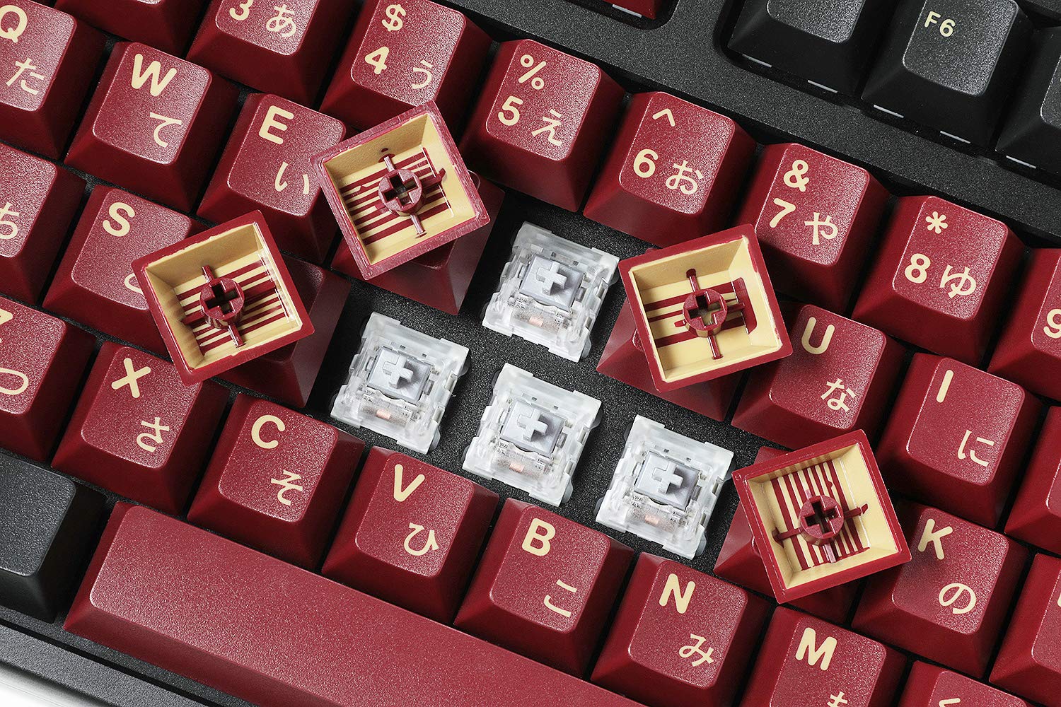 DROP + Redsuns GMK Red Samurai Keycap Set for Tenkeyless Keyboards - Compatible with Cherry MX Switches and Clones (TKL 96-Key Kit)