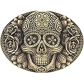HLYMPONY Western Belt Buckle for Men Women Vintage Cowboy Cowgirl Texas Rodeo Poker Belt Buckles