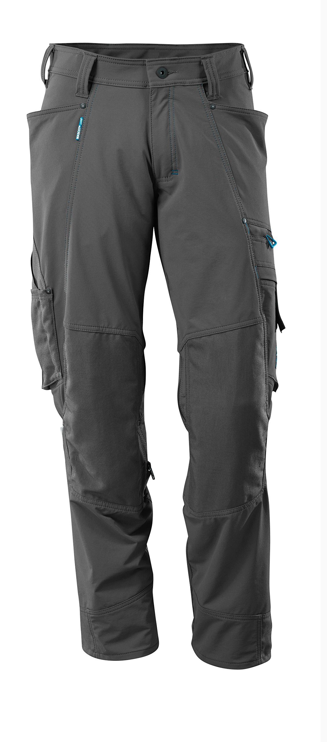 Mascot 17179-311-18-90C56 Trousers with Kneepad Pockets, Dark Anthracite, 90C56