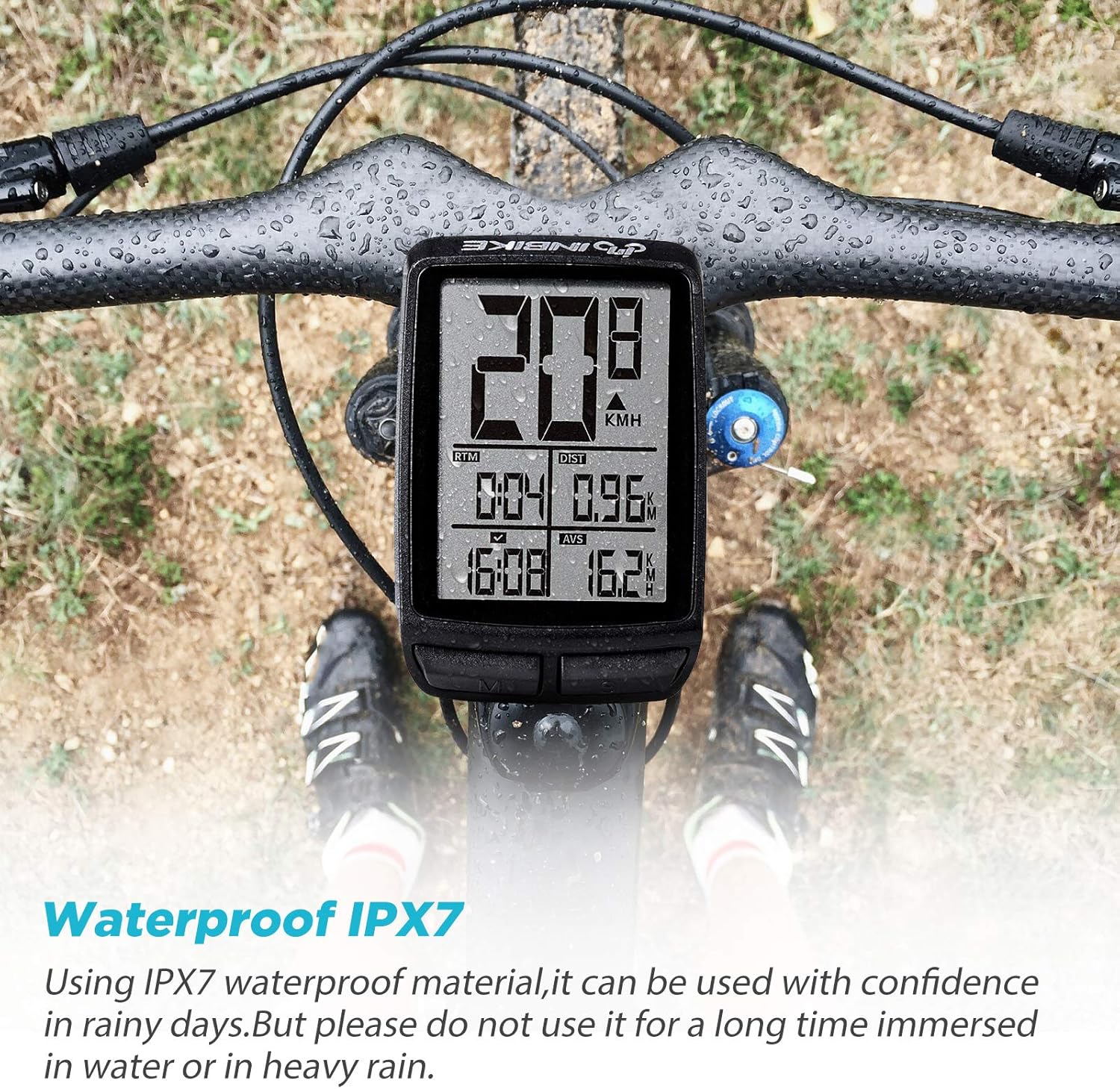 ANVAVA Bike Computer, Bicycle Speedometer, Wireless Cycling Odometer, Multifunctional & Waterproof, Smart Backlight, HD Digital LCD Big Display, Auto Power Off & Wake-up, Easy to Install : Sports & Outdoors