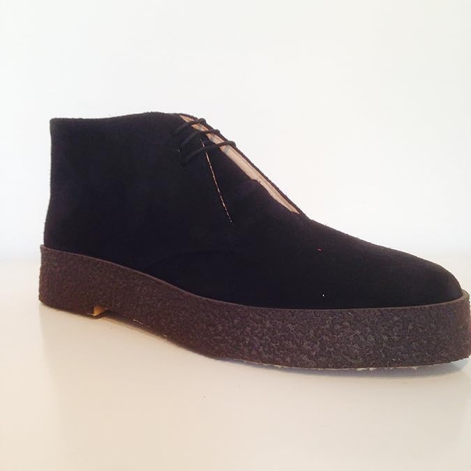 CHUKKA PLAYBOY BOOTS IN BLACK SUEDE Shoes