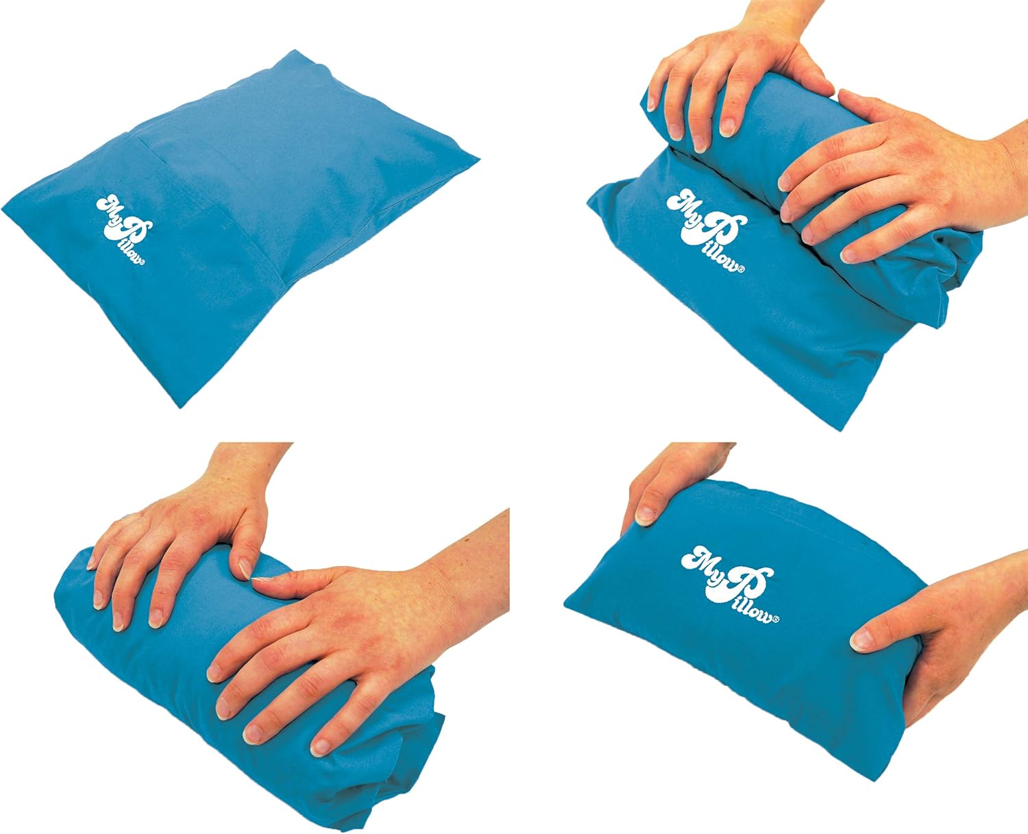 MyPillow Roll & GoAnywhere Pillow (Lake Blue): Kitchen & Dining